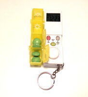 Pilulier électronique quotidienne MedControl avec quatre alarmes par jour avec un conteneur