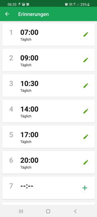 Android App für Steuerung und Überwachung von smarten Tablettenspender DoseControl