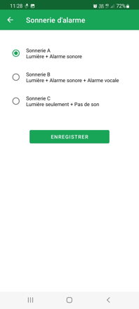 Réglage de la tonalité d'alarme | DoseControl App