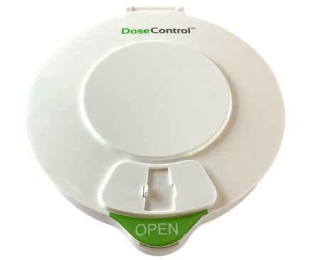 Pilulier BLUETOOTH automatique intelligent DoseControl | Avec chargeur | Modèle 2021 | Couvercle blanc | Modèles de dosage en français | Contrôle et surveillance à distance via l'application Android