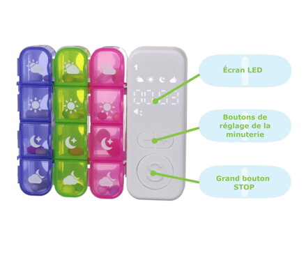 Minuterie compatible avec un nombre illimité de récipients : la solution idéale pour les déplacements